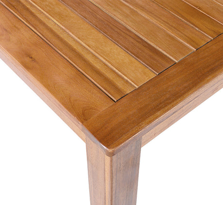 TOPMAX Patio 5pcs Wooden Dining Table Set HouseOfZazla