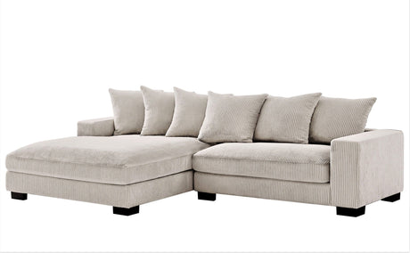 Luxe - Oversized 2 Piece Sectional Couches For Living Room, L Shaped Sofa With Chaise HouseOfZazla