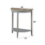 Justino Console Table - Gray / Oak