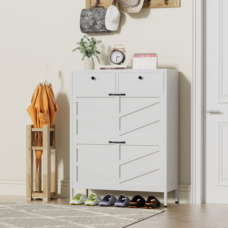 Shoe Cabinet With Flip Drawers HouseOfZazla