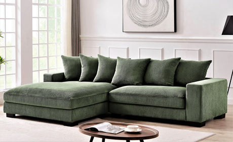 Luxe - Oversized 2 Piece Sectional Couches For Living Room, L Shaped Sofa With Chaise HouseOfZazla