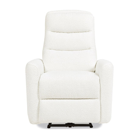 Bloomy - High Back Power Recliner Motion Chair - Chiffon White HouseOfZazla