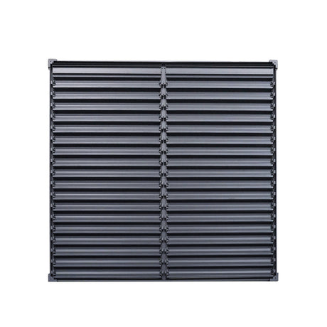 Byron Black Outdoor Pergola Aluminum with Adjustable Louvered Roof HouseOfZazla