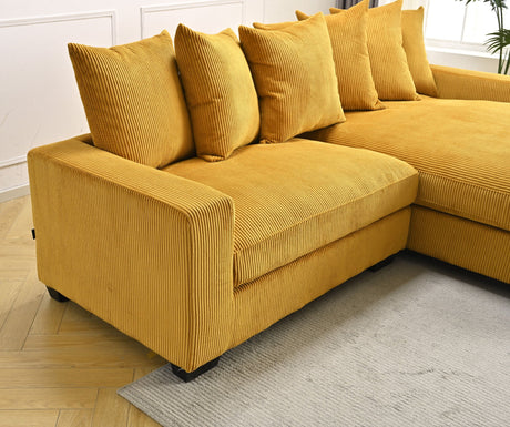 Luxe - Oversized 2 Piece Sectional Couches For Living Room, L Shaped Sofa With Chaise HouseOfZazla