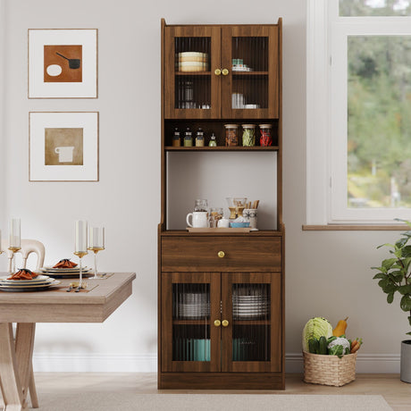 Kitchen Pantry Hutch Storage Cabinet Farmhouse Style HouseOfZazla