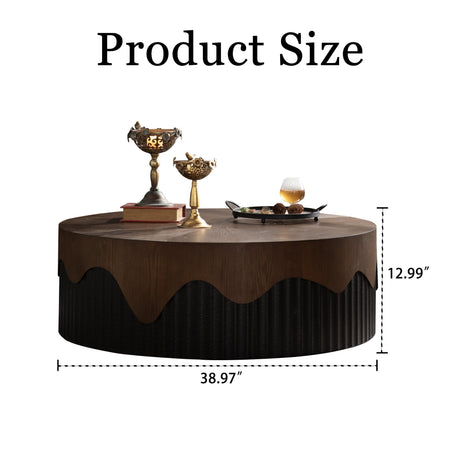 38.97' Round Coffee Table Handcrafted HouseOfZazla