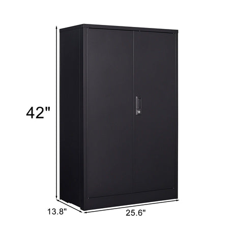 Metal Storage Cabinet With Locking Doors And Adjustable Shelf, Folding Filing Storage Cabinet, Folding Storage Locker Cabinet For Home Office, School, Garage HouseOfZazla