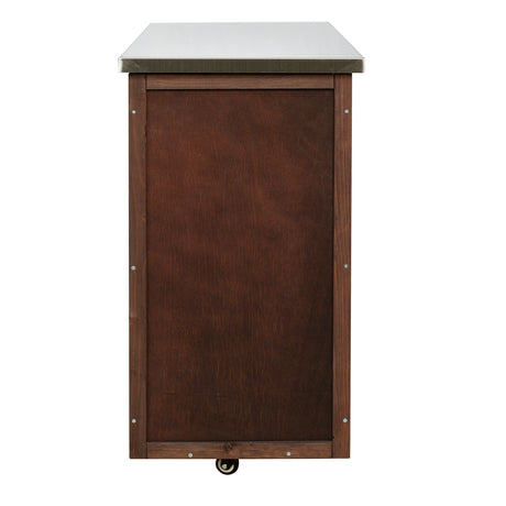 Outdoor Kitchen Island Fir Wood Prep Station HouseOfZazla
