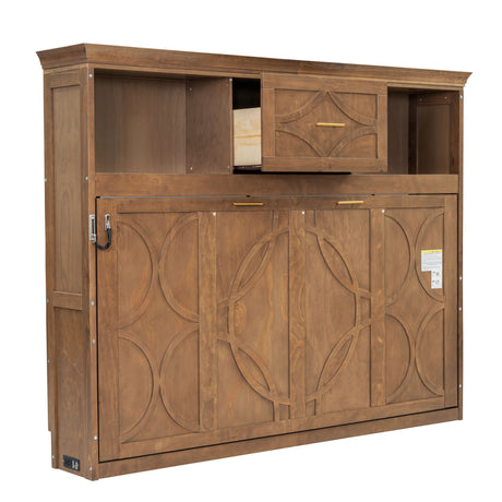 Murphy Bed With Charging Station and Drawer HouseOfZazla