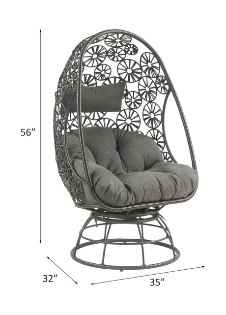 Hikre Clear Glass Patio Furniture Set HouseOfZazla