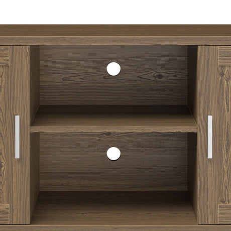 Modern 60 Inch TV Stand in Classic Walnut Finish HouseOfZazla
