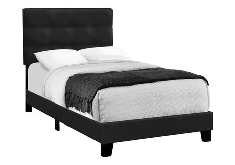 Transitional Upholstered Bed Frame HouseOfZazla