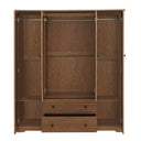 4 Door Wardrobe Armoire With 2 Drawers HouseOfZazla