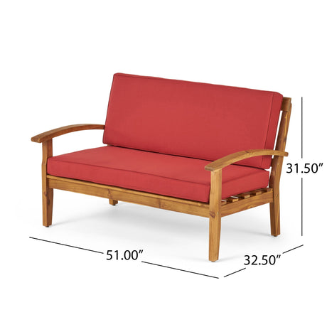 Outdoor Chat Set With Coffee Table and Loveseat HouseOfZazla