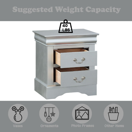 Louis Philippe Accent Nightstand HouseOfZazla