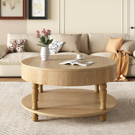 Coffee Table with Dual Storage for Living Room HouseOfZazla