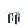 Luxury Modern Tempered Glass Coffee Table with 2 Layers HouseOfZazla