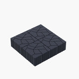 Stone Style Patio Deck Tiles For Porch (Set of 44) - Gray