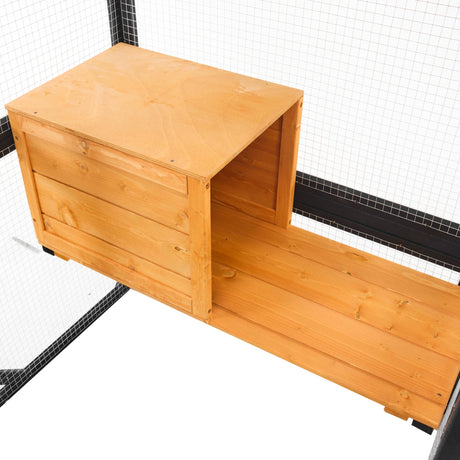Outdoor Cat House, Diy Cat Enclosure Catio With Double Enter Doors HouseOfZazla