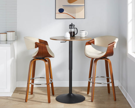 Elia - Contemporary Adjustable Bar Table HouseOfZazla