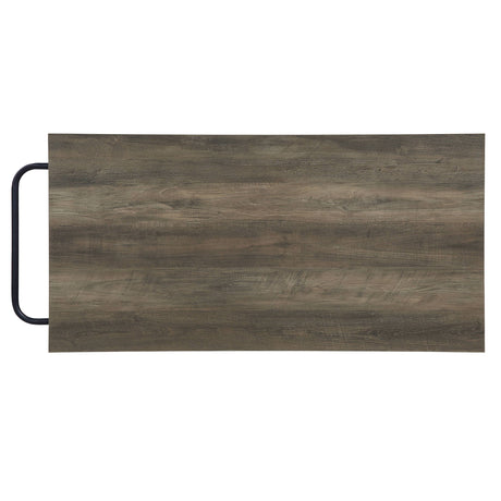 Lona - Kitchen Island - Rustic Oak / Black HouseOfZazla