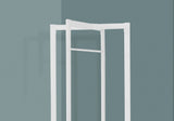 Coat Rack Hall Tree Free Standing Hanging Bar Entryway White