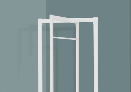 Coat Rack Hall Tree Free Standing Hanging Bar Entryway White HouseOfZazla