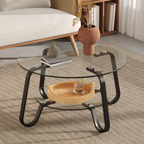 Double Layer Coffee Table HouseOfZazla