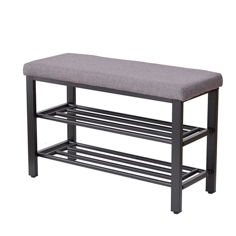Shoe Bench With Cushion, Storage Seat For Entryway HouseOfZazla