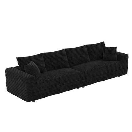 4 Seat Sofa, Deep Seat Couches With Soft Pillows HouseOfZazla