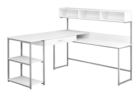 L-Shaped Corner Computer Desk with Storage Drawers HouseOfZazla