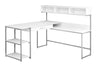 L-Shaped Corner Computer Desk with Storage Drawers HouseOfZazla