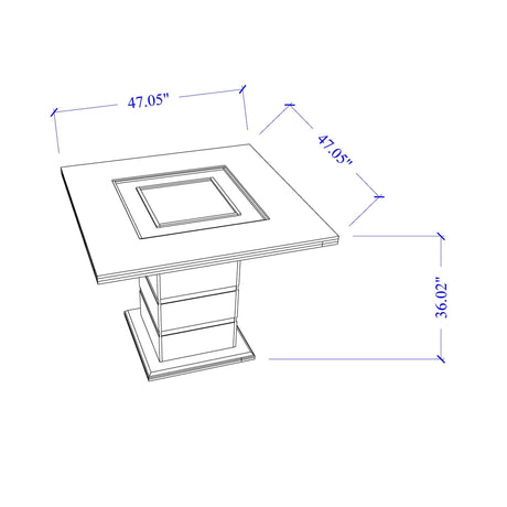 Ariya - 5 Pieces Bar Table And Bar Stool Set HouseOfZazla