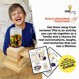 DIY Candy Dispenser Wood Building Kit Real Wood Gift STEM Teaching Tool WoodArtSupply