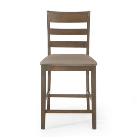 Farmhouse Upholstered Wood Counter Stools HouseOfZazla