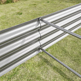 Raised Garden Bed Kit - Metal 7.6x3.7x0.98 ft