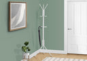 Freestanding Coat Rack with 6 Hooks and Hanging Bar HouseOfZazla