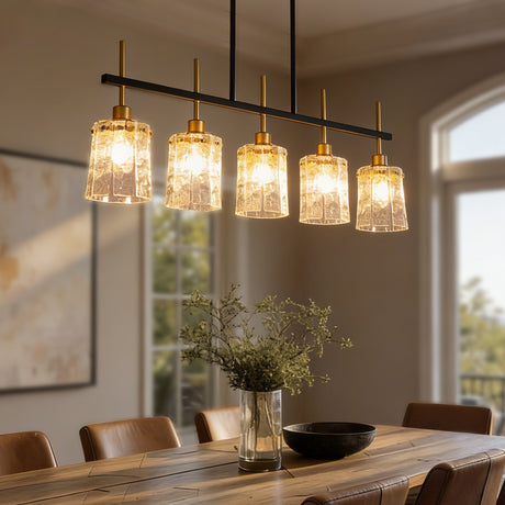 Modern Farmhouse 5-Light Dining Room Chandelier HouseOfZazla