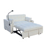 Modern Loveseat Futon Sofa With Pullout Bed, Adjustable Reclining Backrest, Toss Pillows HouseOfZazla