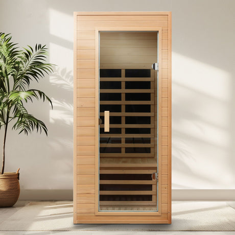 Hemlock Far Infrared Roof Embedded Indoor Sauna Room HouseOfZazla