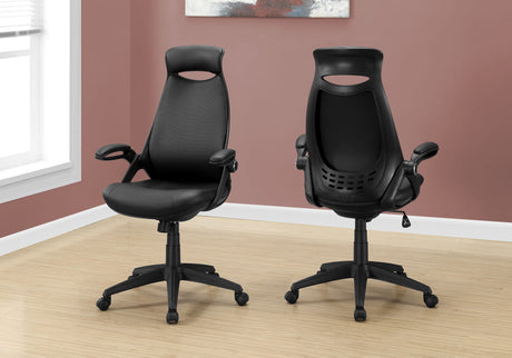 Office Chair, Adjustable Height, Swivel, Ergonomic, Armrests, Contemporary & Modern HouseOfZazla