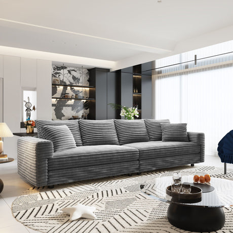 4 Seat Sofa, Deep Seat Couches With Soft Pillows HouseOfZazla