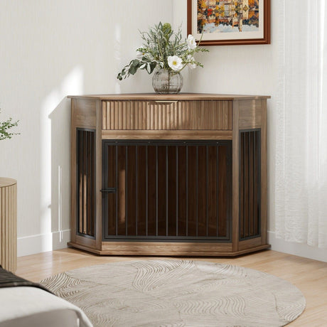 Corner Dog Crate HouseOfZazla