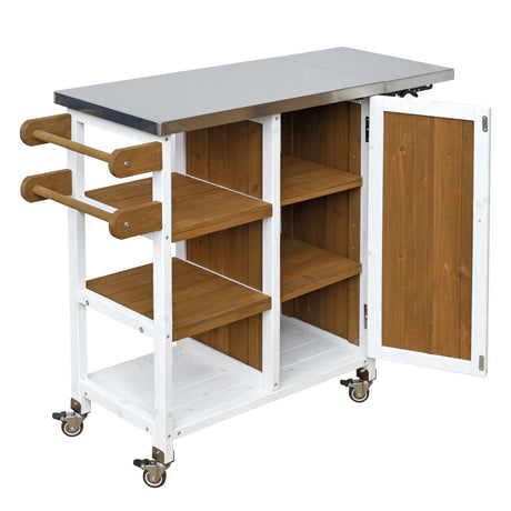 Foldable Outdoor Kitchen Island Patio Prep Station HouseOfZazla