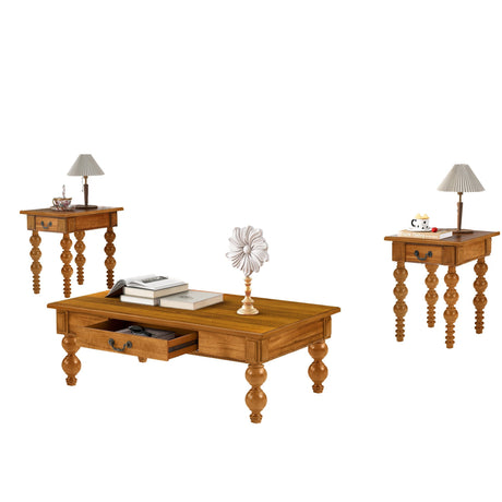 Rectangular Wooden Coffee Table with Storage Drawer HouseOfZazla