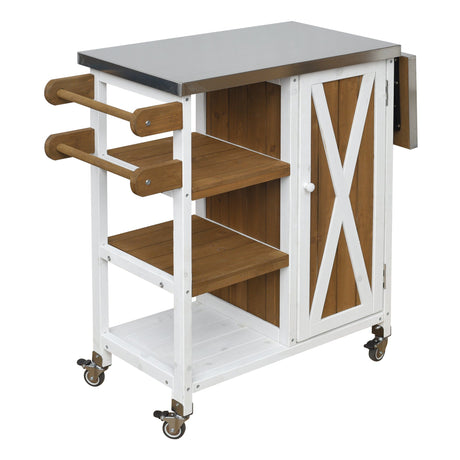 Foldable Outdoor Kitchen Island Patio Prep Station HouseOfZazla