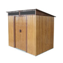 Outdoor Metal Storage Shed And Transparent Plate For Garden, Lawn HouseOfZazla