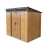 Outdoor Metal Storage Shed And Transparent Plate For Garden, Lawn HouseOfZazla