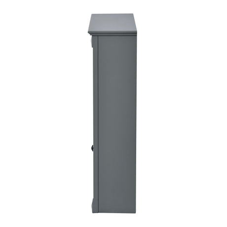 Wall Mounted Bathroom Storage Cabinet With Mirror, Medicine Cabinet With Height Adjustable Shelf HouseOfZazla