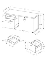 Computer Desk for Home Office with Storage Drawers